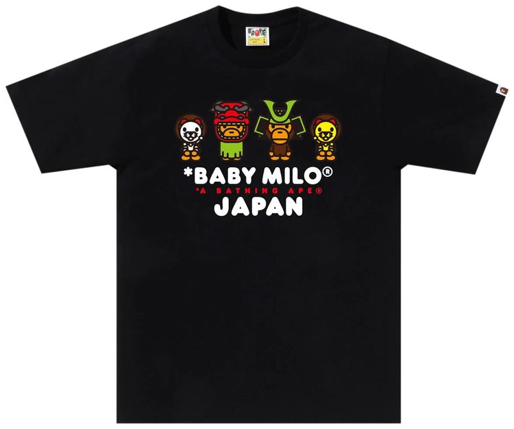 BAPE Baby Milo Japan Tee Black