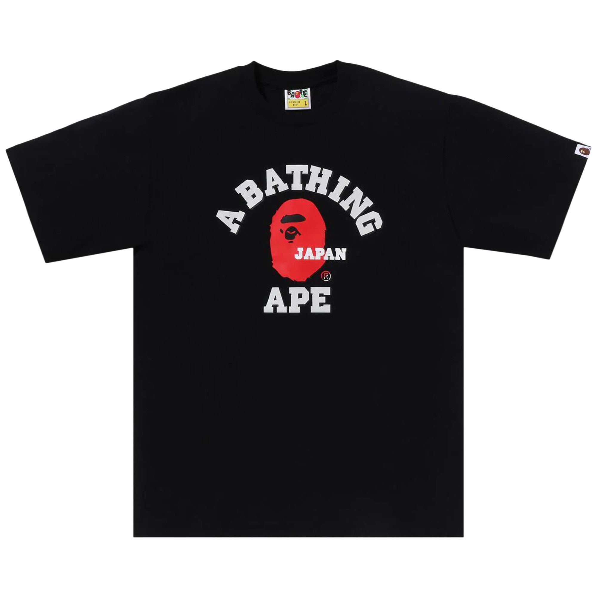 特大セール‼️ APE BAPE 黒 Tシャツ COLLEGE TEE エイプ Buy BAPE Japan College Tee 'Black' - 1K22 110 019 BLACK | GOAT