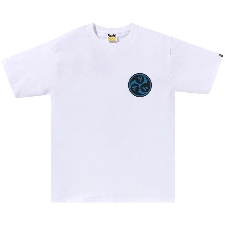 BAPE Japan Culture Mitsudomoe Tee White