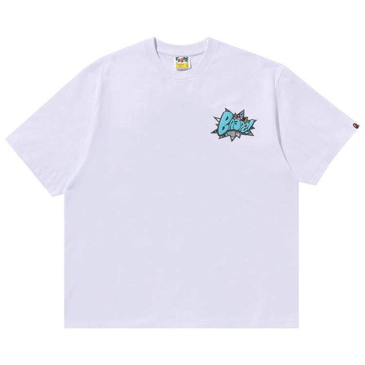BAPE Graffiti Relaxed Fit Tee White