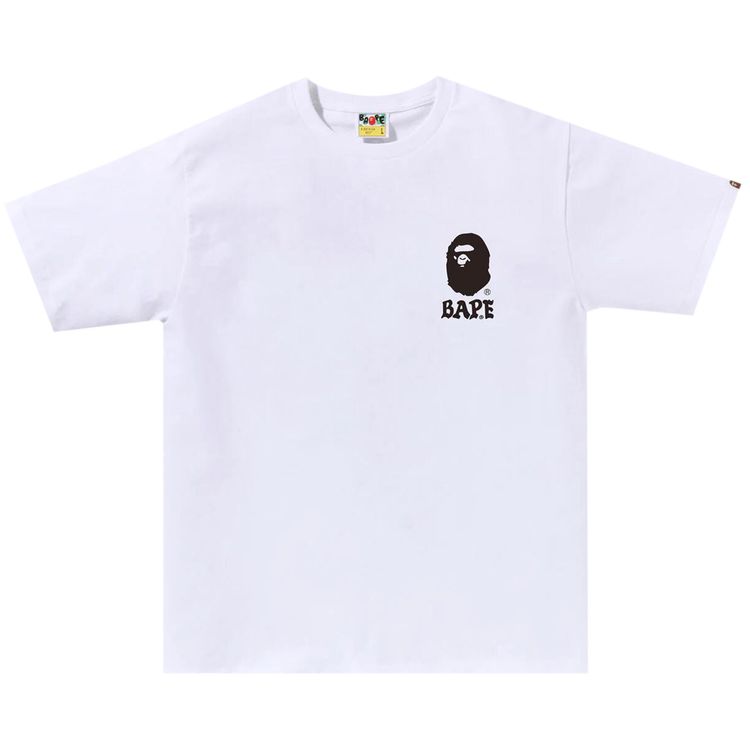 BAPE Japan Culture Lettered Tee White