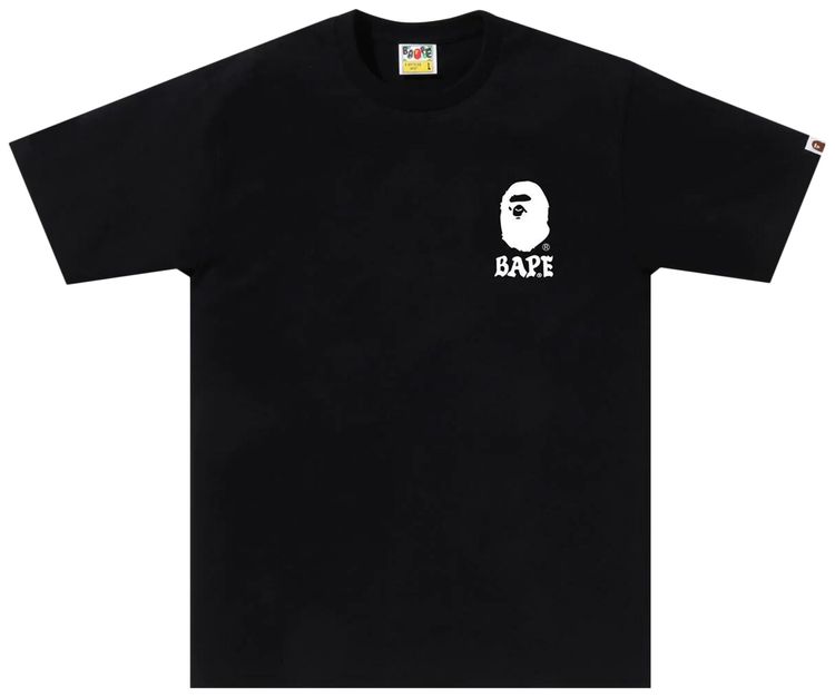 BAPE Japan Culture Lettered Tee Black