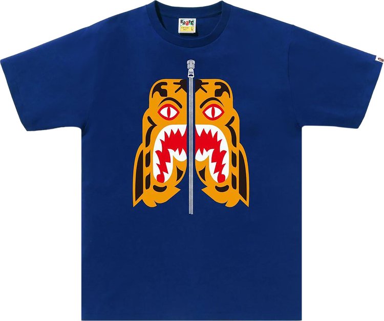 BAPE Tiger Tee Blue