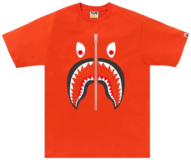 BAPE Mad Shark Tee Orange