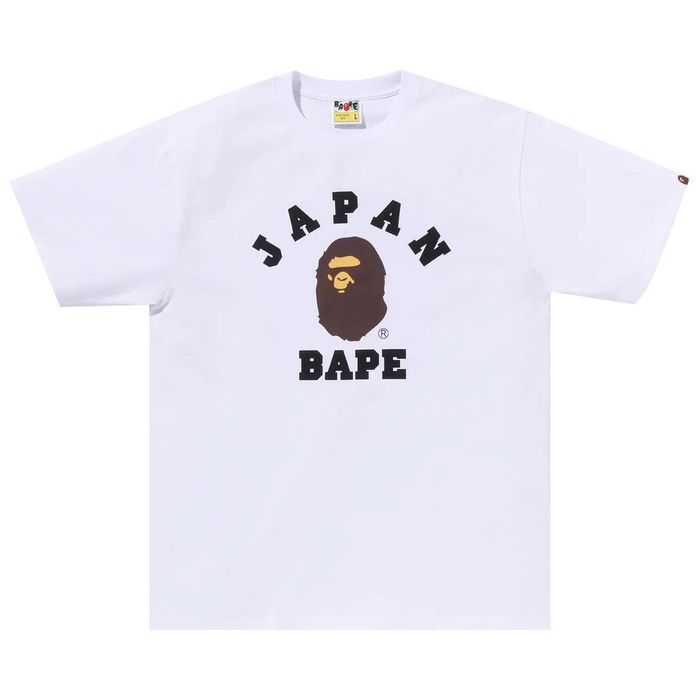 Buy BAPE Japan College City Tee 'White' - 1J72 110 008 WHITE | GOAT