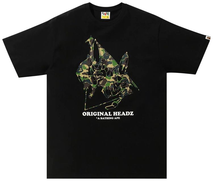 BAPE Unkle Pointman Logo Tee Black