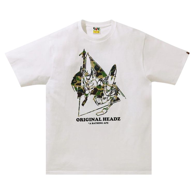 BAPE Unkle Pointman Logo Tee White