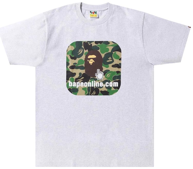 BAPE ABC Camo Tee Online Exclusive Grey
