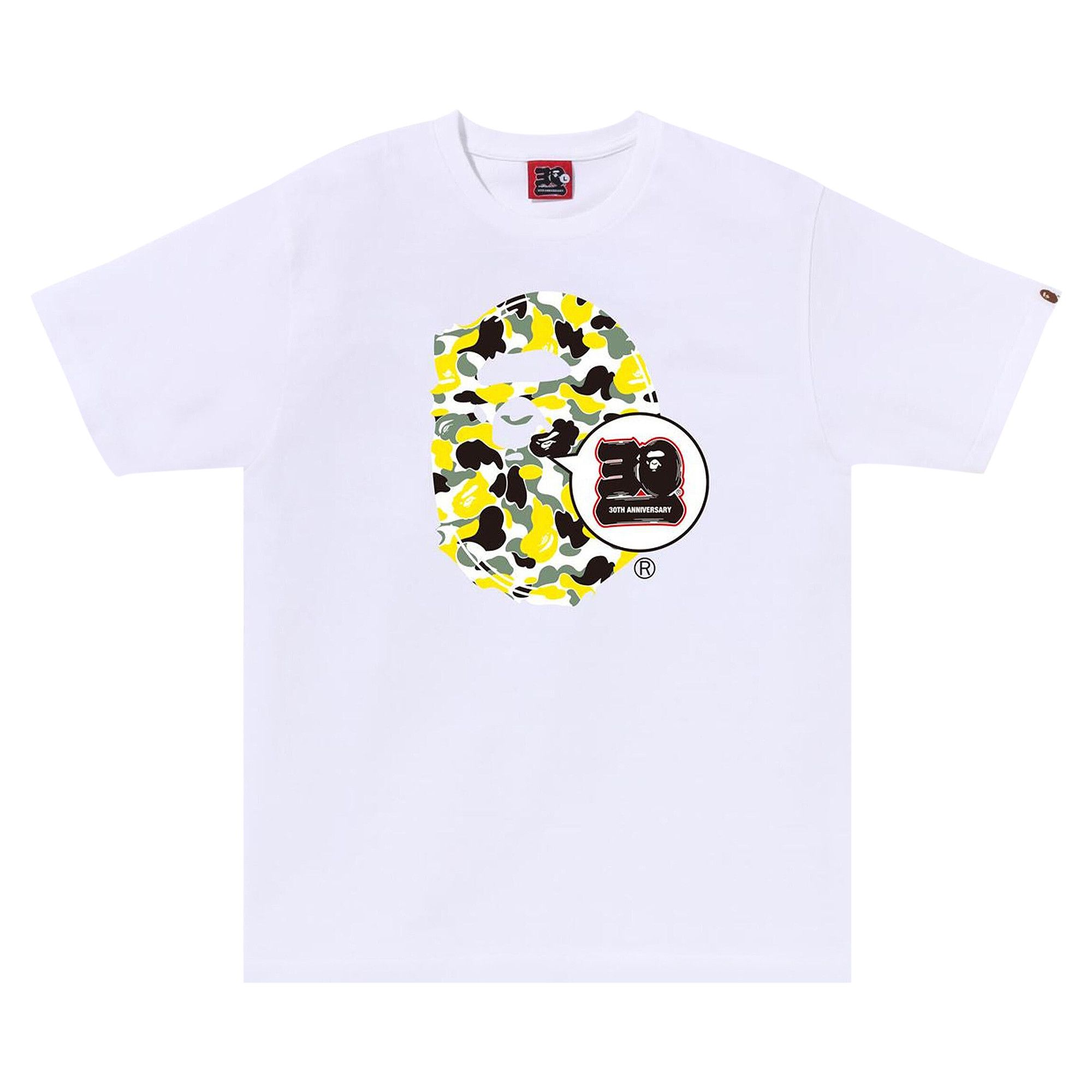 Buy BAPE Store Osaka 30th Anniversary Ape Head Tee Set 'White