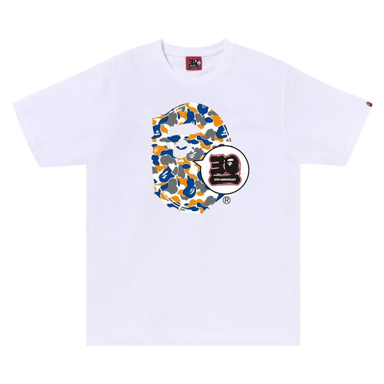 BAPE Store Maebashi 30th Anniversary Ape Head Tee Set White