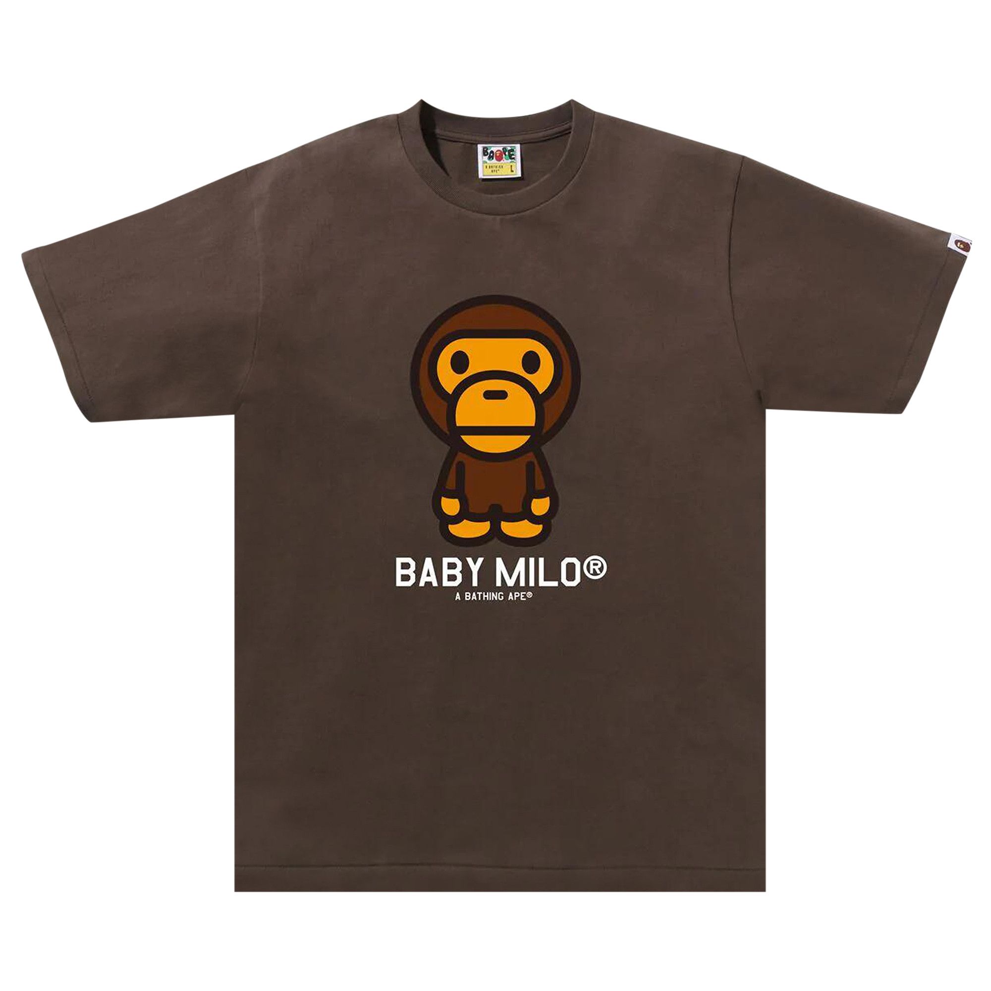 Buy BAPE Baby Milo Tee 'Brown' - 2K30 110 001 BROWN | GOAT CA