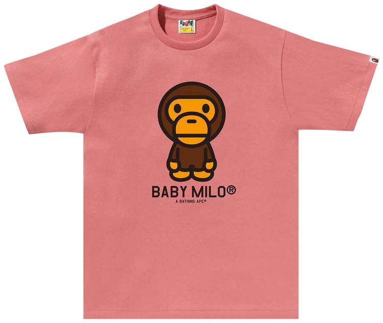 BAPE Baby Milo Tee Pink