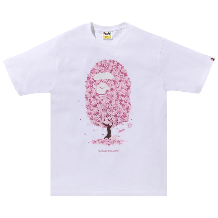 BAPE Sakura Tee White