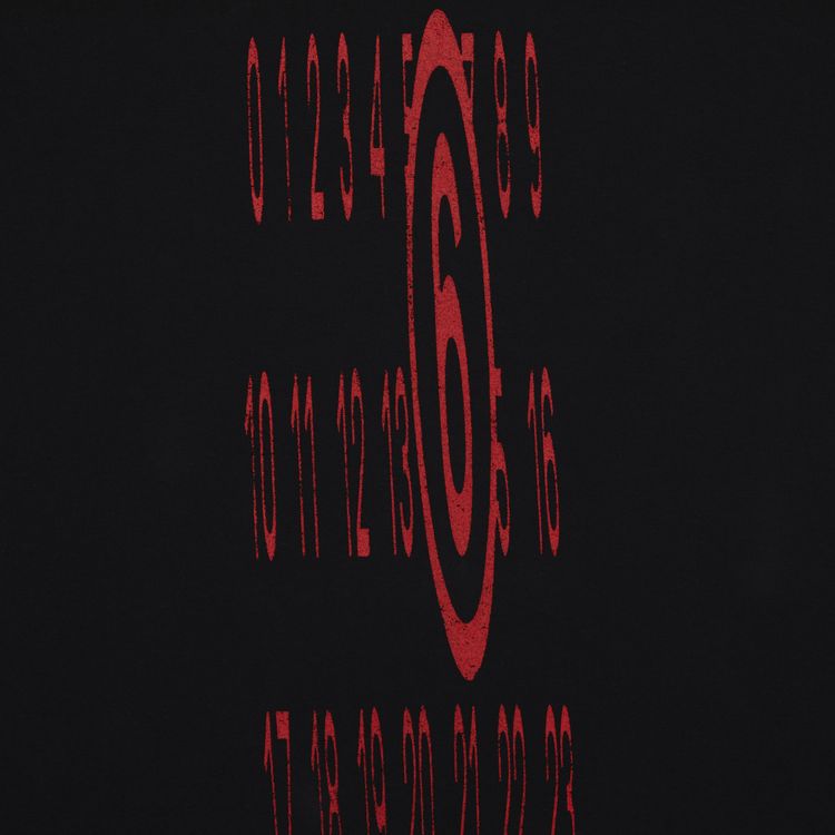 MM6 Maison Margiela Basic Jersey T Shirt Black