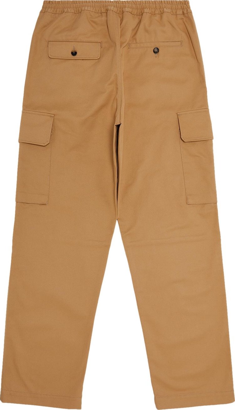 Marni Gabardine Workwear Cargo Pants Buttercream