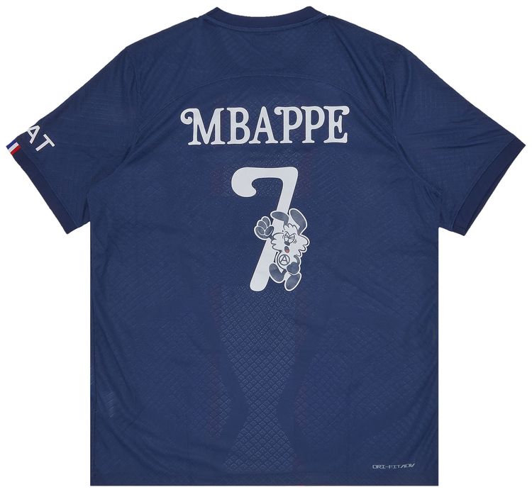 Nike x VERDY Paris Saint Germain Vapor Match Home Kylian Mbappe Jersey Midnight NavyWhite