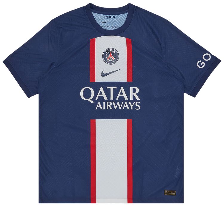 Nike x VERDY Paris Saint Germain Vapor Match Home Kylian Mbappe Jersey Midnight NavyWhite