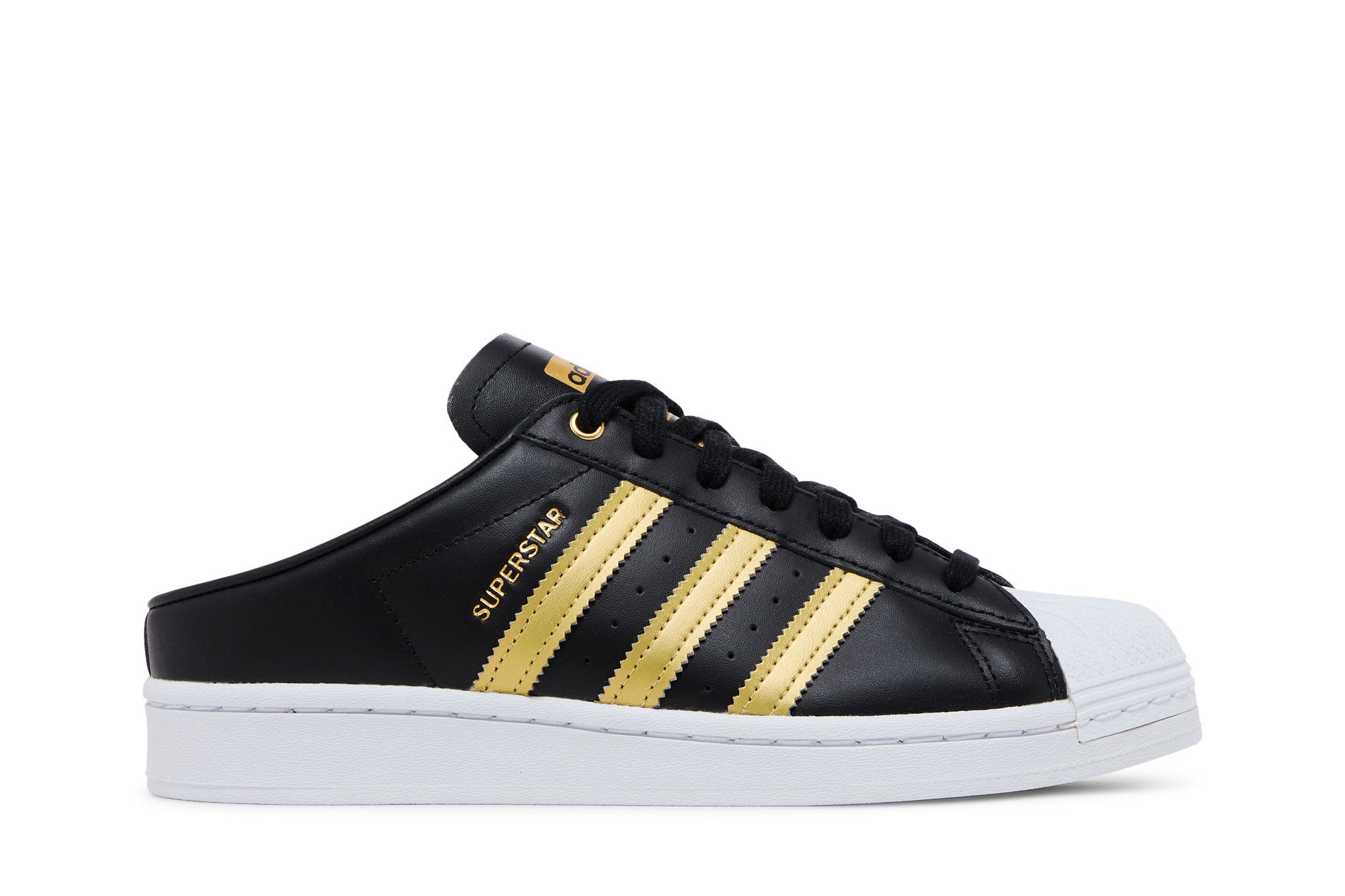 Buy Wmns Superstar Mule 'Black Gold Metallic' - FZ2268 | GOAT MX