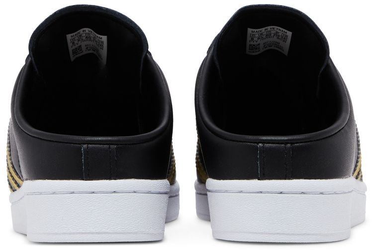 Adidas Wmns Superstar Mule Black Gold Metallic