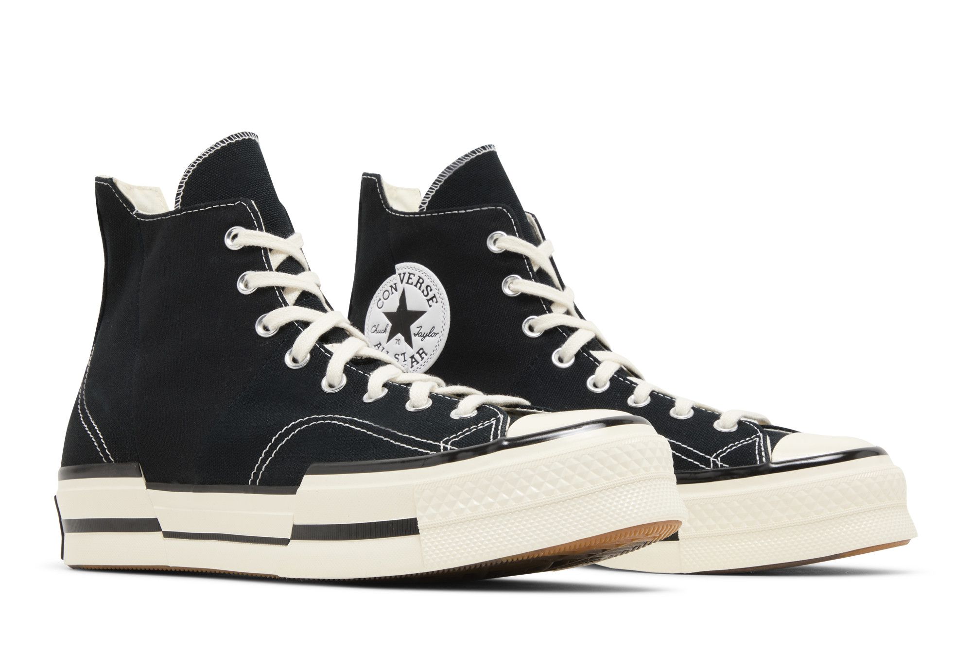 Buy Chuck 70 Plus High 'Black White' - A00916C | GOAT