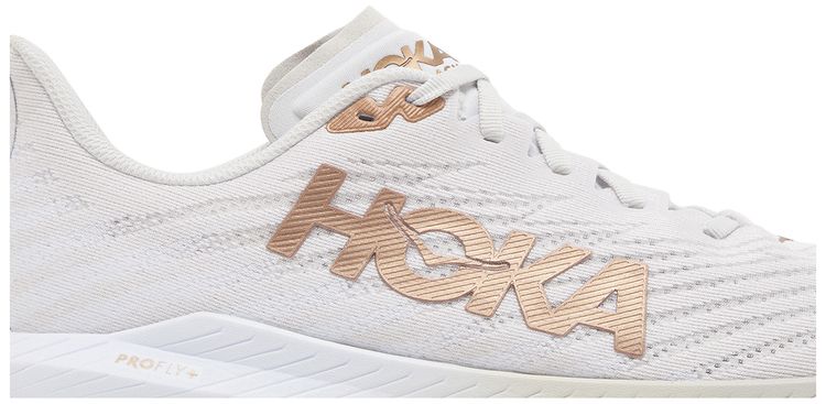 HOKA Mach 5 White Copper
