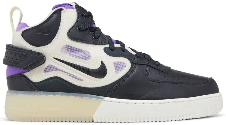 Nike Air Force 1 Mid React Off Noir Action Grape