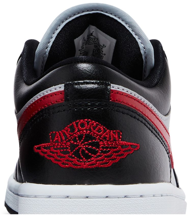 Wmns Air Jordan 1 Low Wolf Grey Gym Red