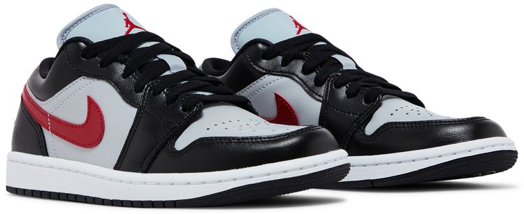Wmns Air Jordan 1 Low Wolf Grey Gym Red