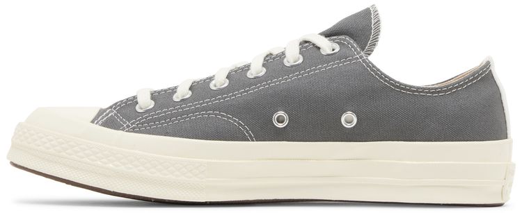 Comme des Garcons PLAY x Converse Chuck 70 Low Steel Gray