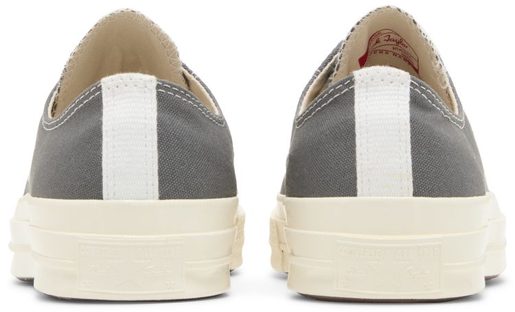 Comme des Garcons PLAY x Converse Chuck 70 Low Steel Gray
