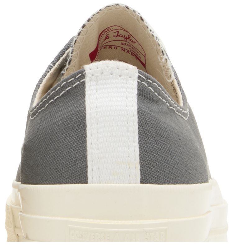 Comme des Garcons PLAY x Converse Chuck 70 Low Steel Gray