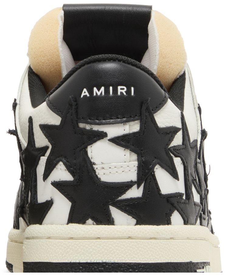 Amiri Stars Low White Black
