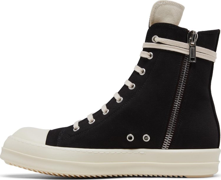 Rick Owens Lido DRKSHDW Pentagram High Black Milk