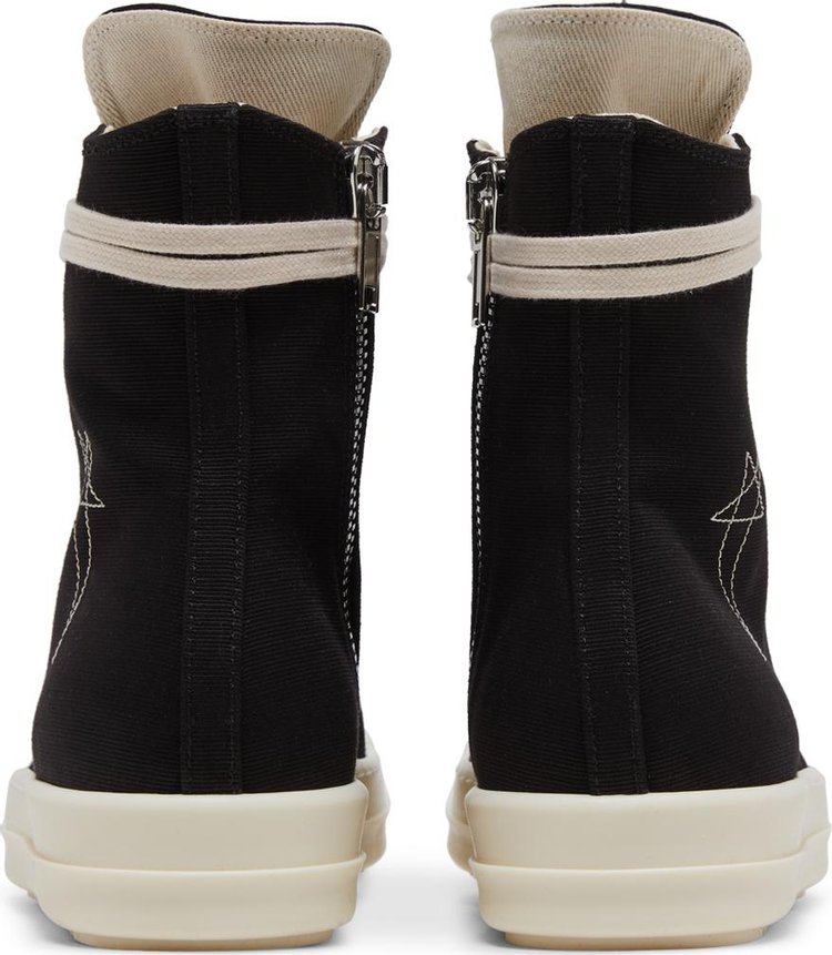 Rick Owens Lido DRKSHDW Pentagram High Black Milk