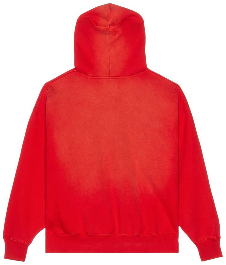 PURPLE BRAND HWT Fleece Pullover Hoodie Red