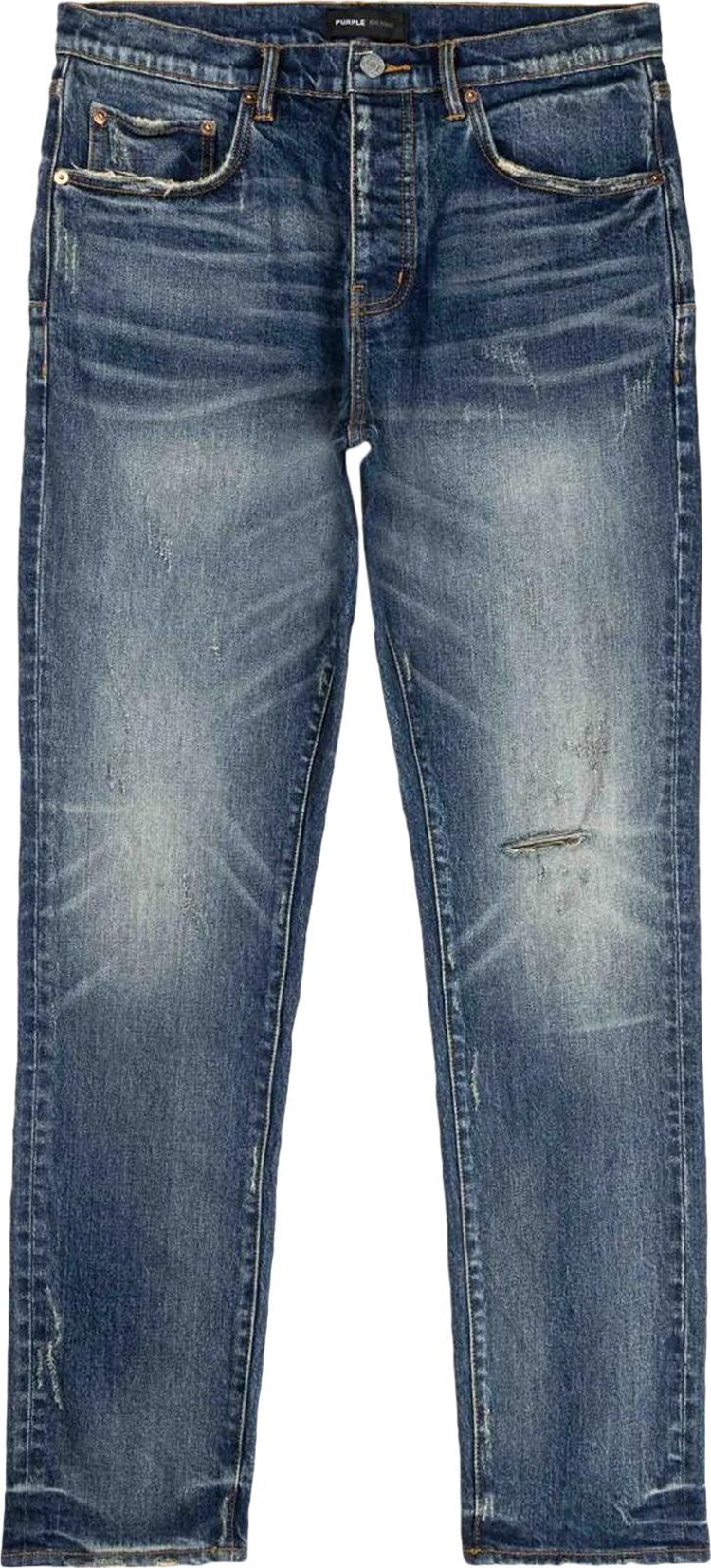 PURPLE BRAND Vintage Scratch Jeans 'Mid Indigo'