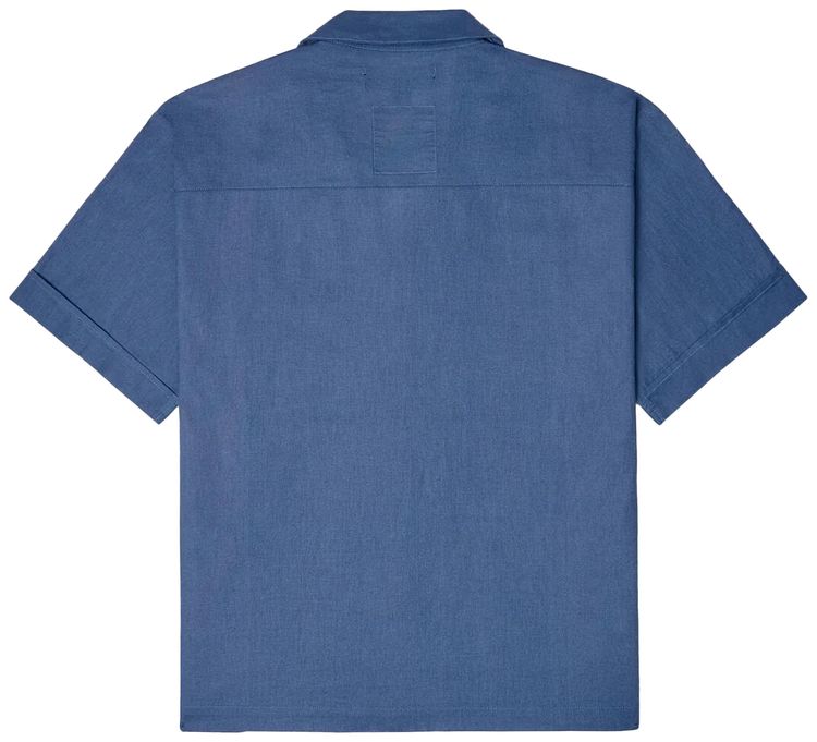 KidSuper Face Camo Shirt Blue