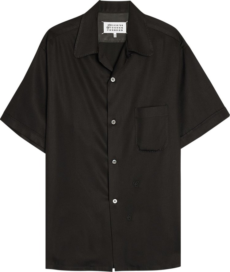 Maison Margiela Short-Sleeve Shirt 'Black'