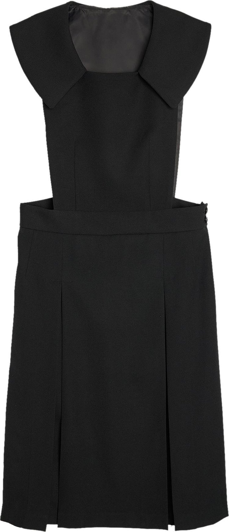 Comme des Garçons Girl Overall Midi Dress 'Black'