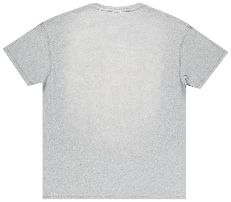 PURPLE BRAND Textured Inside Out Tee Heather