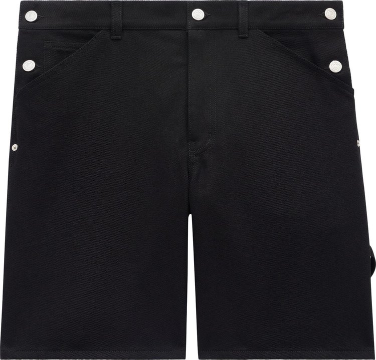 Courreges Sailor Denim Short Black