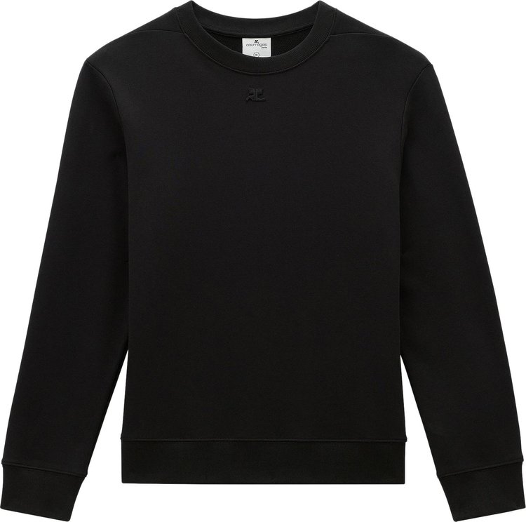 Courrèges Ac Fleece Sweatshirt 'Black'