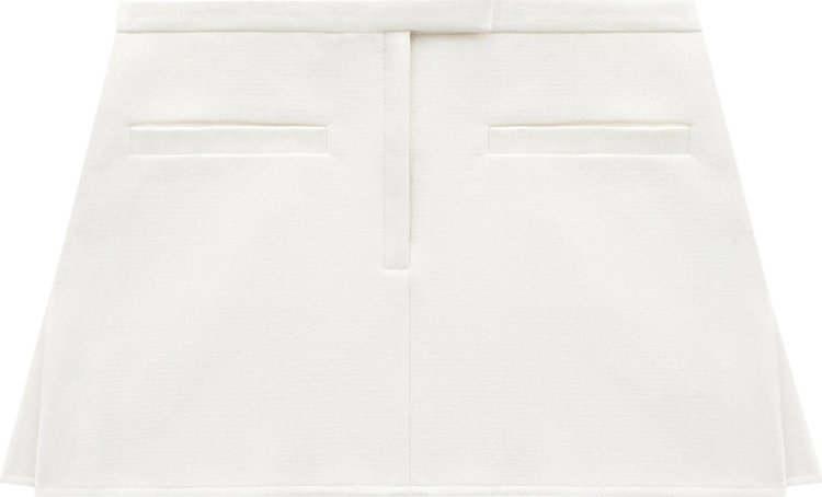 Courrèges Crepe Mini Skirt 'Heritage White'