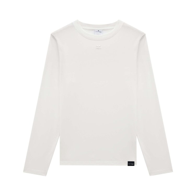 Courrèges Long-Sleeve AC T-Shirt 'Heritage White'