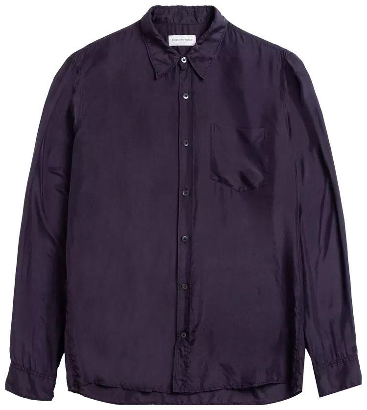Dries Van Noten Corbino Shirt Dark Purple