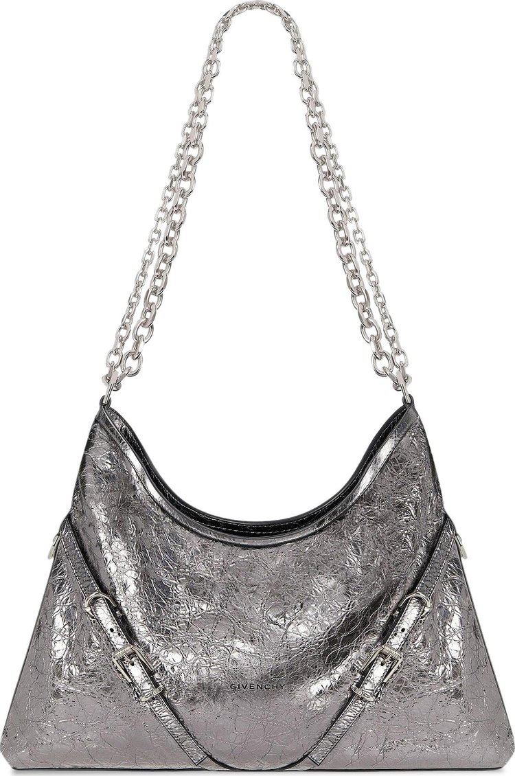 Givenchy Voyou Medium Chain Bag 'Silver Grey'