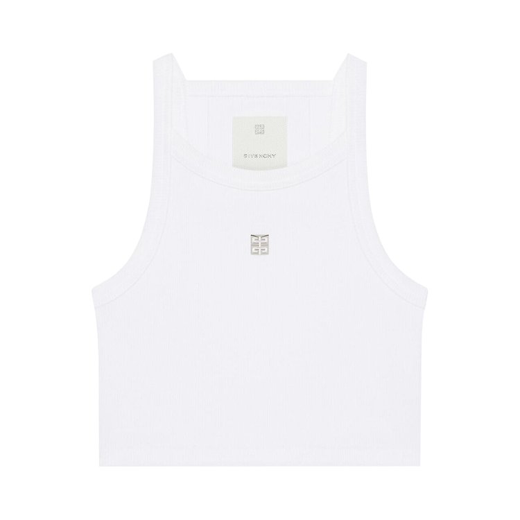 Givenchy Cropped Tank Top 'White'