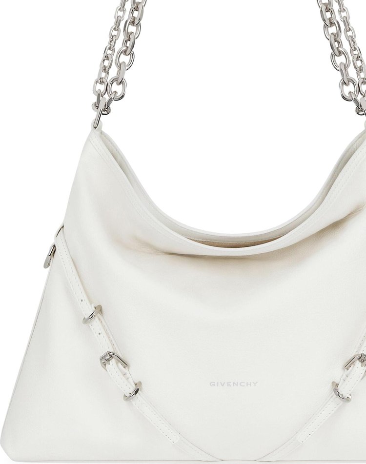 Givenchy Voyou Medium Chain Bag Ivory