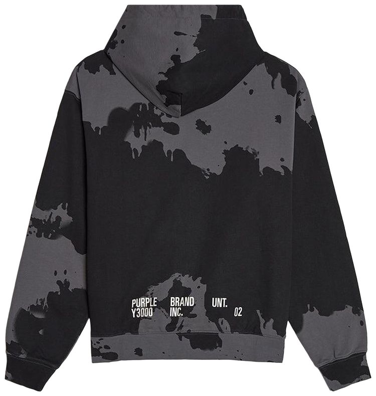 PURPLE BRAND Monument Hoodie Bleached