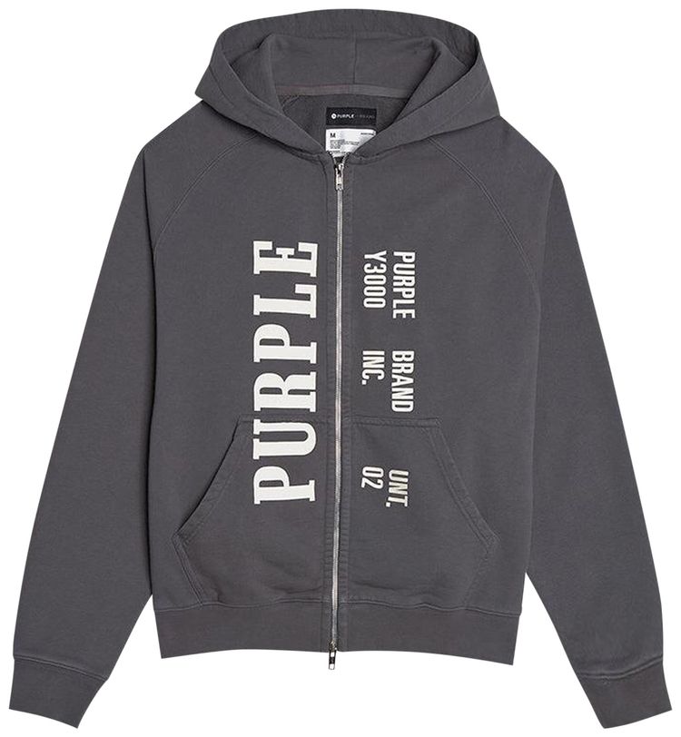 Purple Brand Distressed Hoodie Fashion Old Loose Hooded Sweater